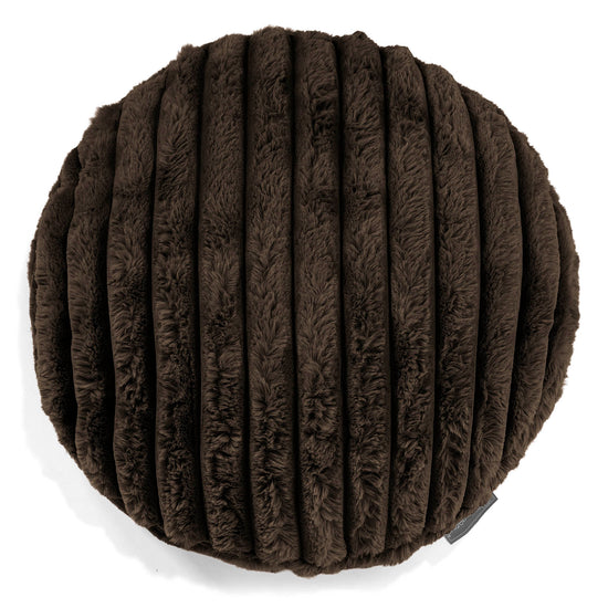 Kussenhoes Rond 50cm - Ultra Pluche Corduroy Sabel 01