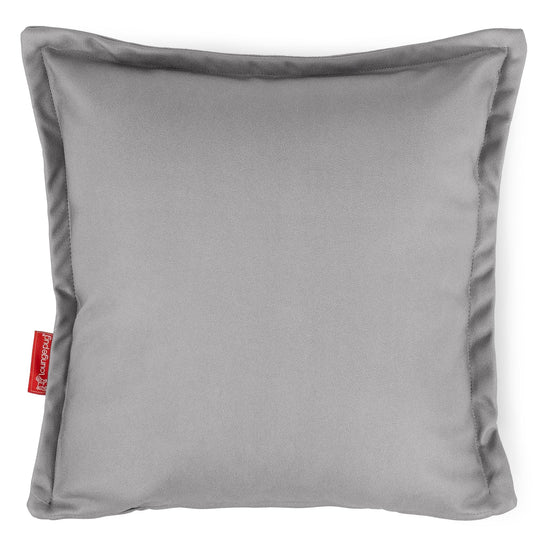 Kussenhoes 47 x 47cm - Veganistisch Leer Grijs 01