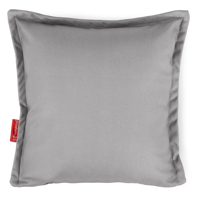 Kussenhoes 47 x 47cm - Veganistisch Leer Grijs 01