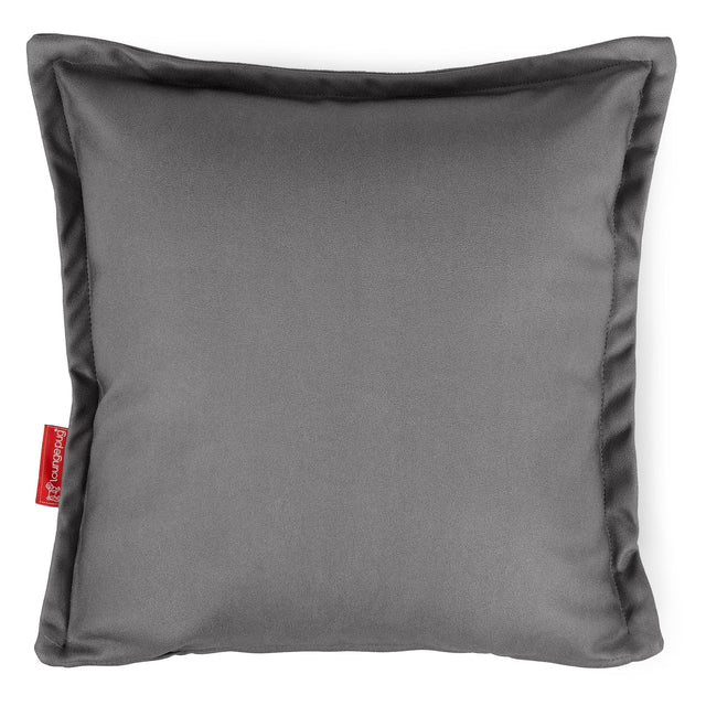 Kussenhoes 47 x 47cm - Veganistisch Leer Grijs 01