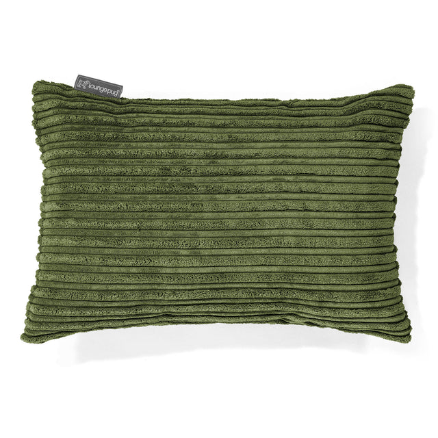 Langwerpige Kussenhoes 35 x 50cm - Corduroy Bosgroen 01