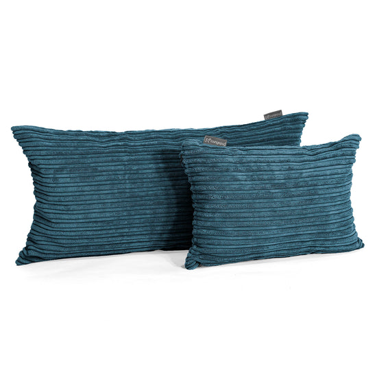 Langwerpige Kussen 35 x 50cm - Corduroy Marineblauw 03