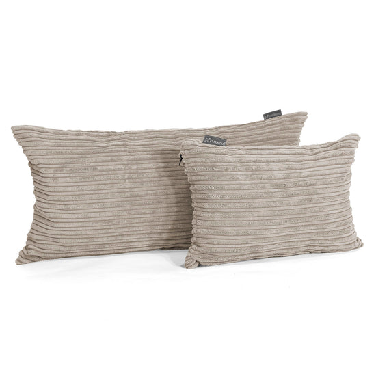 Langwerpige Kussen 35 x 50cm - Corduroy Mink 03