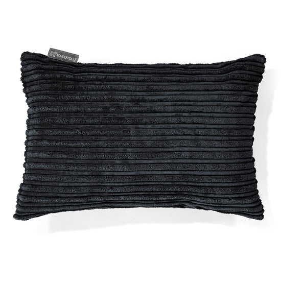 Langwerpige Kussen 35 x 50cm - Corduroy Zwart 01