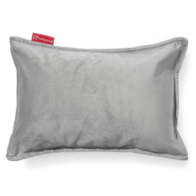 Langwerpige Kussen 35 x 50cm - Fluweel Zilver 01
