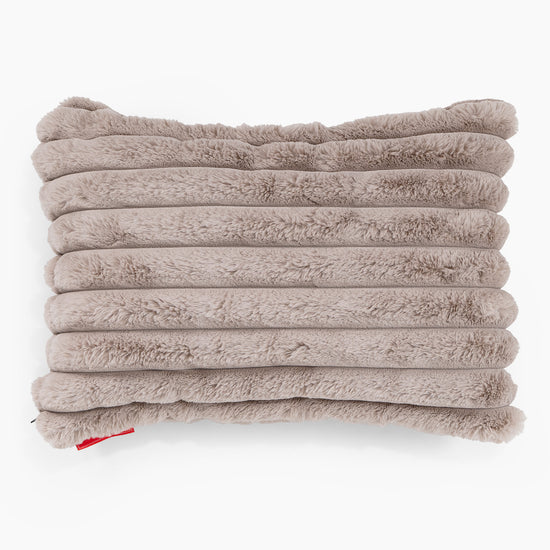 Langwerpige Kussenhoes 35 x 50cm - Ultra Pluche Corduroy Mink 01