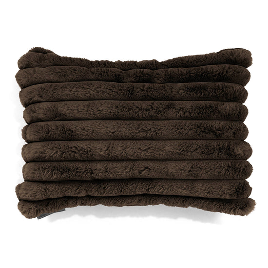 Langwerpige Kussenhoes 35 x 50cm - Ultra Pluche Corduroy Sabel 01