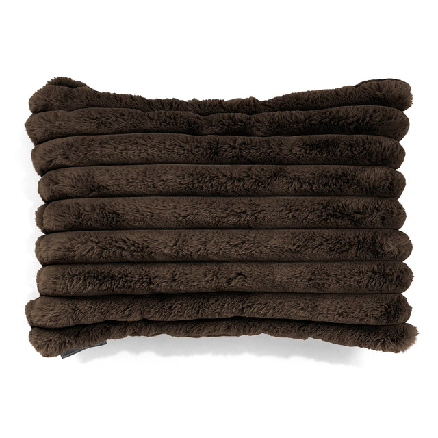 Langwerpige Kussenhoes 35 x 50cm - Ultra Pluche Corduroy Sabel 01