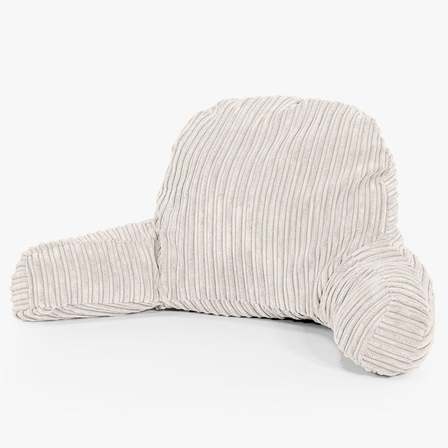 Leeskussen met Hoge Rugsteun - Corduroy Ivoor 01