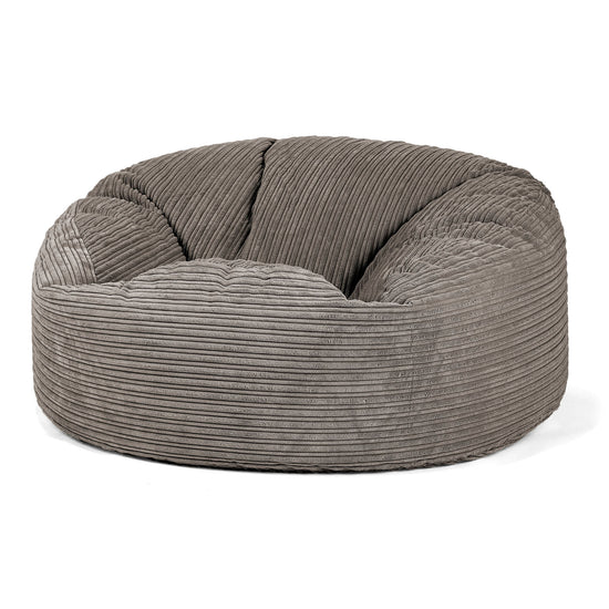 Mammoet Zitzak Bank - Corduroy Graphite Grijs 01