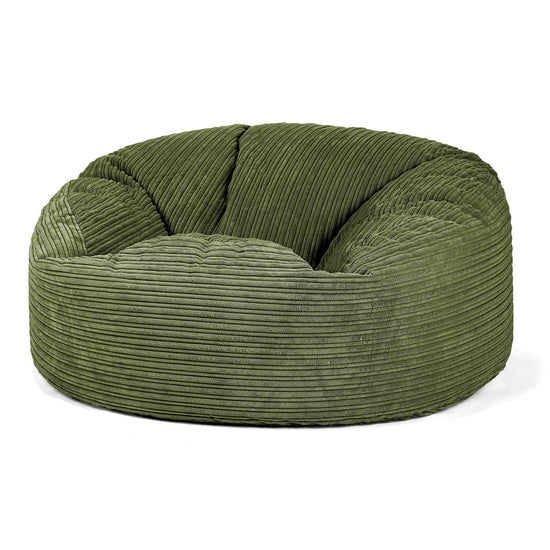 Mammoet Zitzak Bank - Corduroy Bosgroen 01