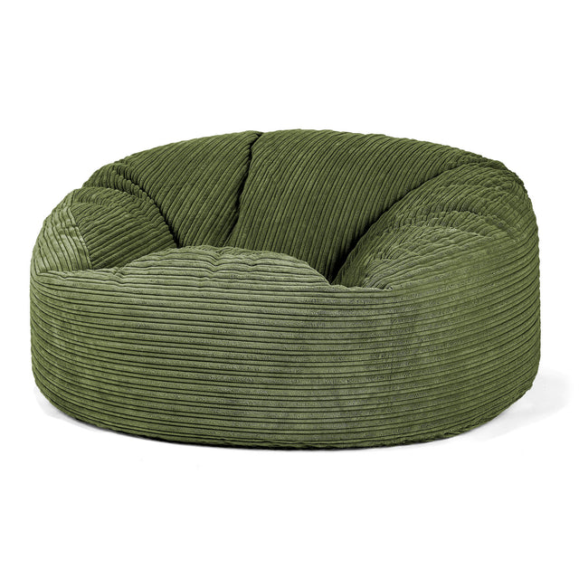 Mammoet Zitzak Bank - Corduroy Bosgroen 01