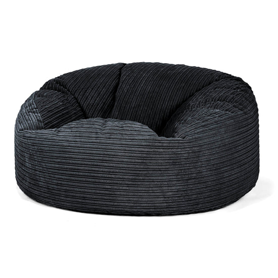 Mammoet Zitzak Bank - Corduroy Zwart 01