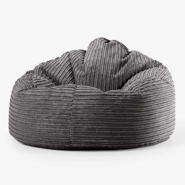Archi Zitzak - Corduroy Graphite Grijs 01