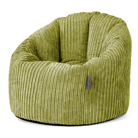 Omhelzing Zitzak Stoel - Corduroy Limoengroen 01