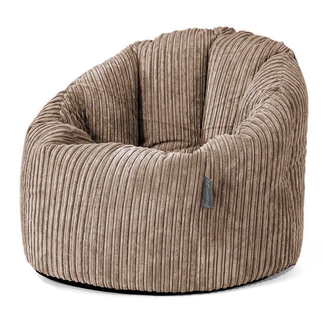 Omhelzing Zitzak Stoel - Corduroy Mocha Bruin 01