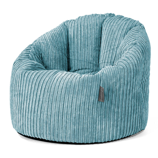 Omhelzing Zitzak Stoel - Corduroy Petrol 01