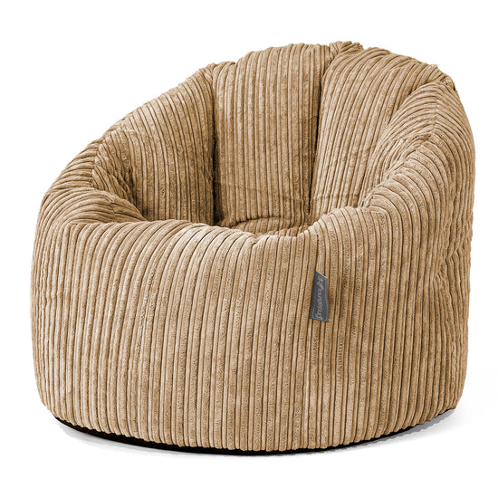 Omhelzing Zitzak Stoel - Corduroy Zand 01