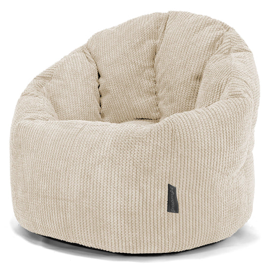 Omhelzing Zitzak Stoel - Pompom Crème 01