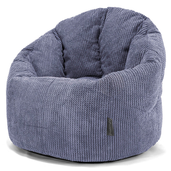 Omhelzing Zitzak Stoel - Pompom Paars 01