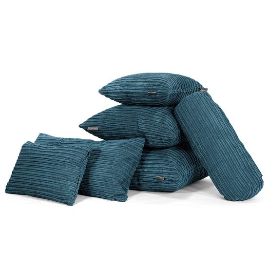Rolkussen 20 x 55cm - Corduroy Marineblauw 04