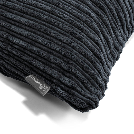 Rolkussen 20 x 55cm - Corduroy Zwart 03
