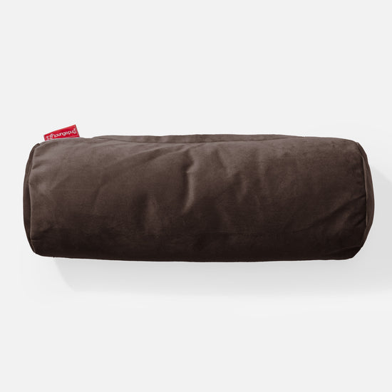 Rolkussen 20 x 55cm - Fluweel Espresso 02
