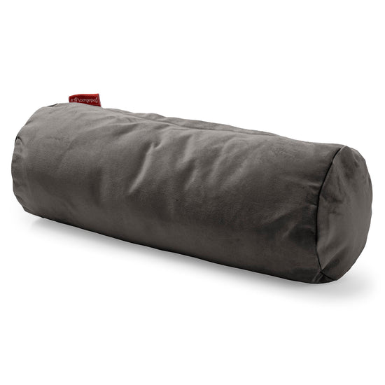 Rolkussen 20 x 55cm - Fluweel Graphite grijs 01