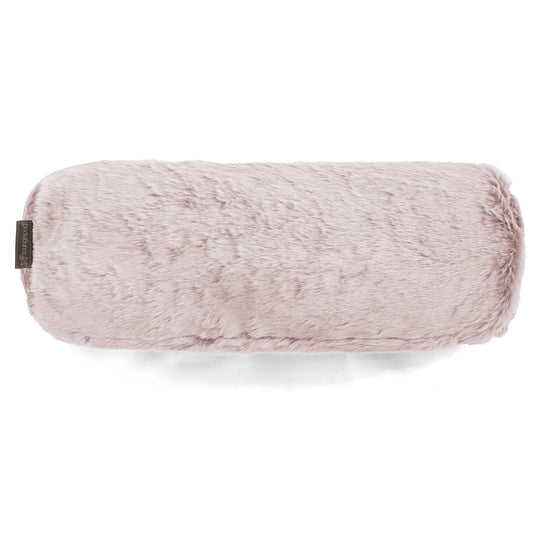 Rolkussen 20 x 55cm - Nepkonijnenbont Stoffig Roze 02