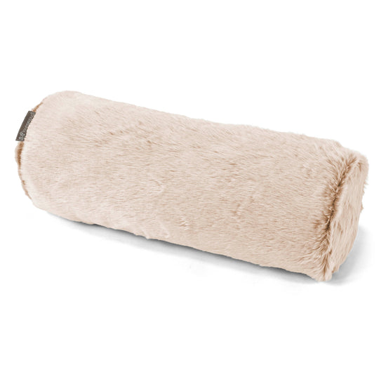 Rolkussen 20 x 55cm - Nepkonijnenbont Wit 01