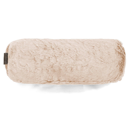 Rolkussen 20 x 55cm - Nepkonijnenbont Wit 02