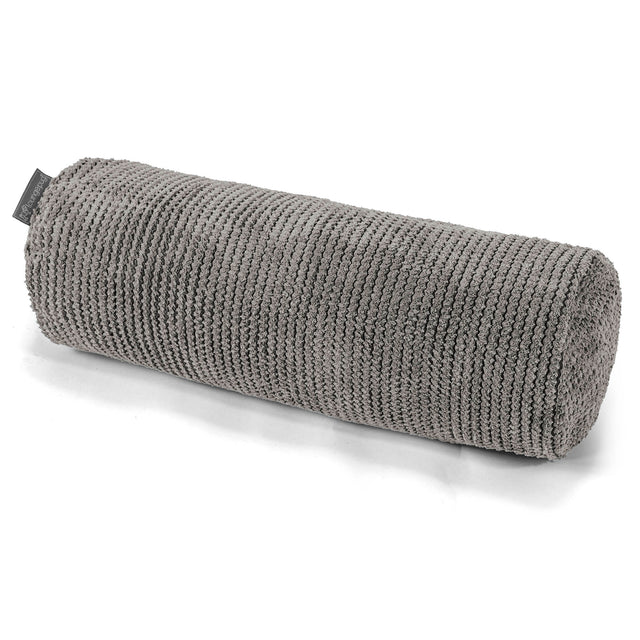 Rolkussen 20 x 55cm - Pompom Antraciet 01