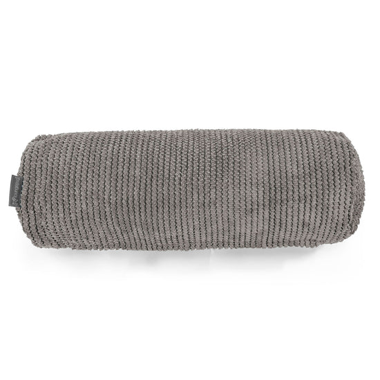 Rolkussen 20 x 55cm - Pompom Antraciet 02