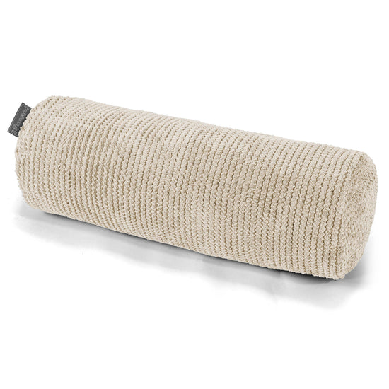 Rolkussen 20 x 55cm - Pompom Crème 01