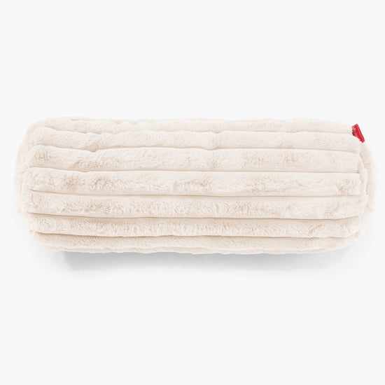Rolkussenhoes 20 x 55cm - Ultra Pluche Corduroy Crème 02