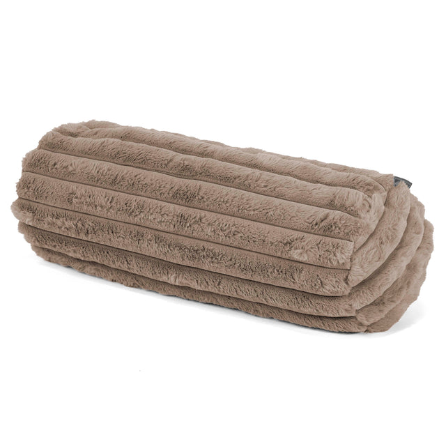 Rolkussenhoes 20 x 55cm - Ultra Pluche Corduroy Mink 01
