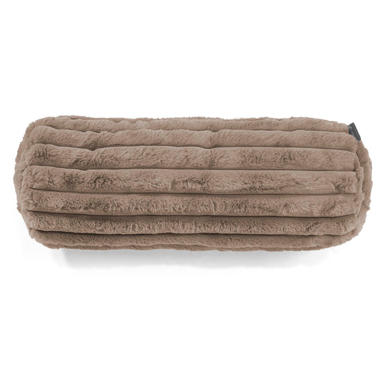 Rolkussenhoes 20 x 55cm - Ultra Pluche Corduroy Mink 02