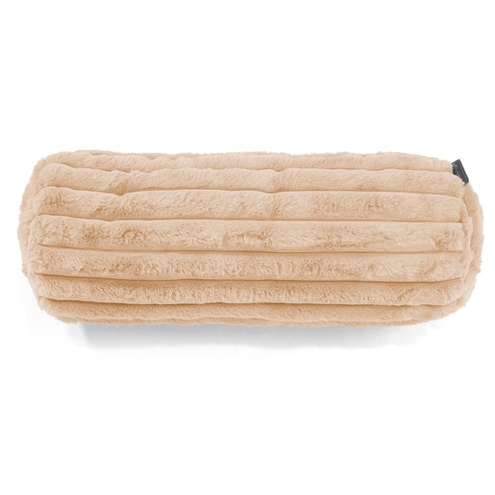 Rolkussenhoes 20 x 55cm - Ultra Pluche Corduroy Perzik 02