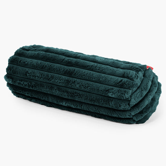 Rolkussenhoes 20 x 55cm - Ultra Pluche Corduroy Teal 01