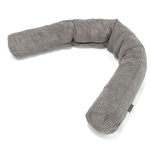 Rolkussen XL - Pompom Antraciet 01