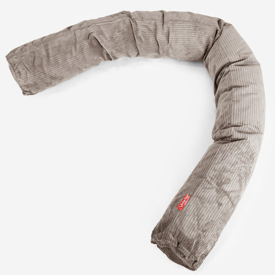 Rolkussen XL - Ribfluweel Mink 01