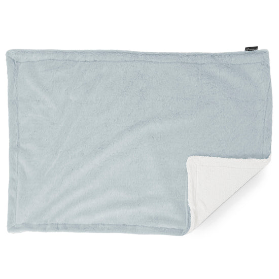 Sherpa-sprei / Deken - Nepkonijnenbont Stoffig Blauw 03