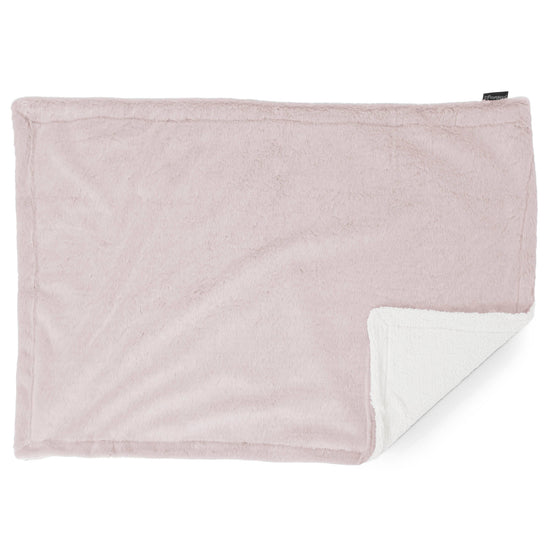 Sherpa-sprei / Deken - Nepkonijnenbont Stoffig Roze 03