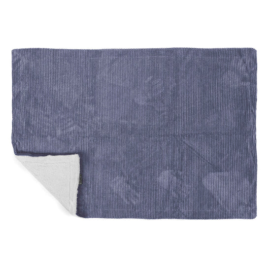 Sherpa-sprei / Deken - Pompom Paars 03