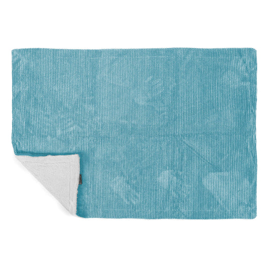 Sherpa-sprei / Deken - Pompom Petrol 03