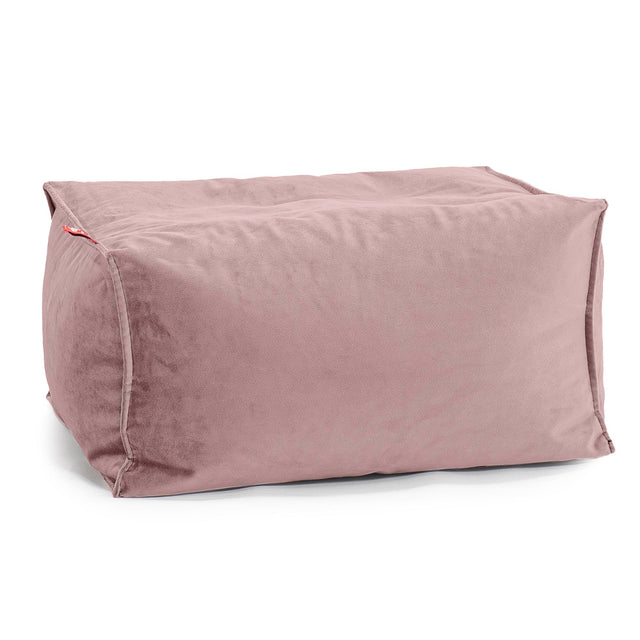 Voetenbank Poef - Fluweel Roze 01