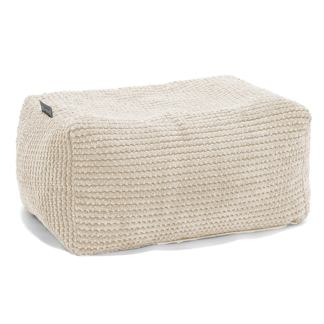 Voetenbank Poef - Pompom Crème 01