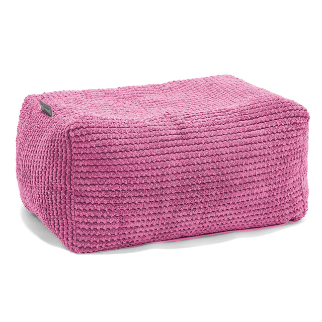 Voetenbank Poef - Pompom Roze 01