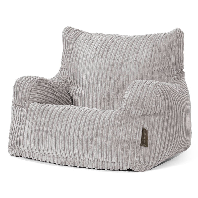 Josephine Zitzak Fauteuil - Corduroy Zilvergrijs 01