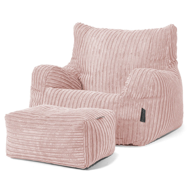 Josephine Zitzak Fauteuil - Corduroy Blozen Roze 02